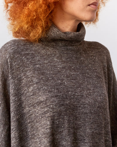 Lauren Manoogian Turtleneck Caftan, Blackened Flax