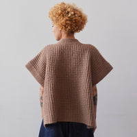 Lauren Manoogian Waffle Poncho, Cork