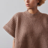 Lauren Manoogian Waffle Poncho, Cork