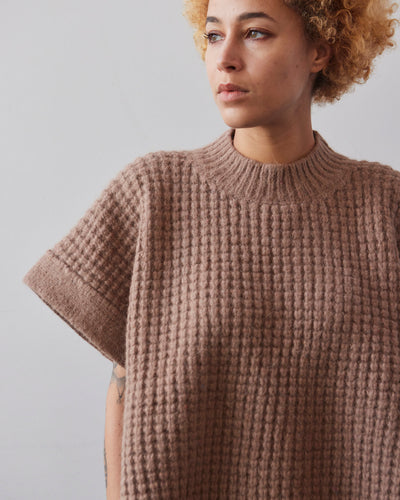 Lauren Manoogian Waffle Poncho, Cork