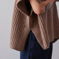 Lauren Manoogian Waffle Poncho, Cork