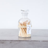 Leif Apothecary Jar Matches w/ Wax Seal, Nougat