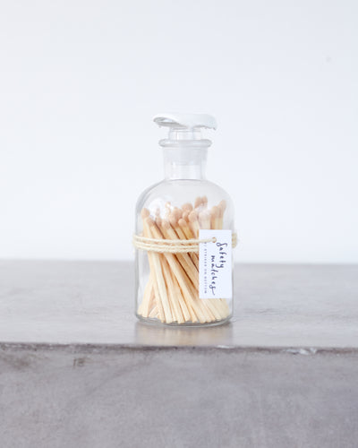 Leif Apothecary Jar Matches w/ Wax Seal, Nougat