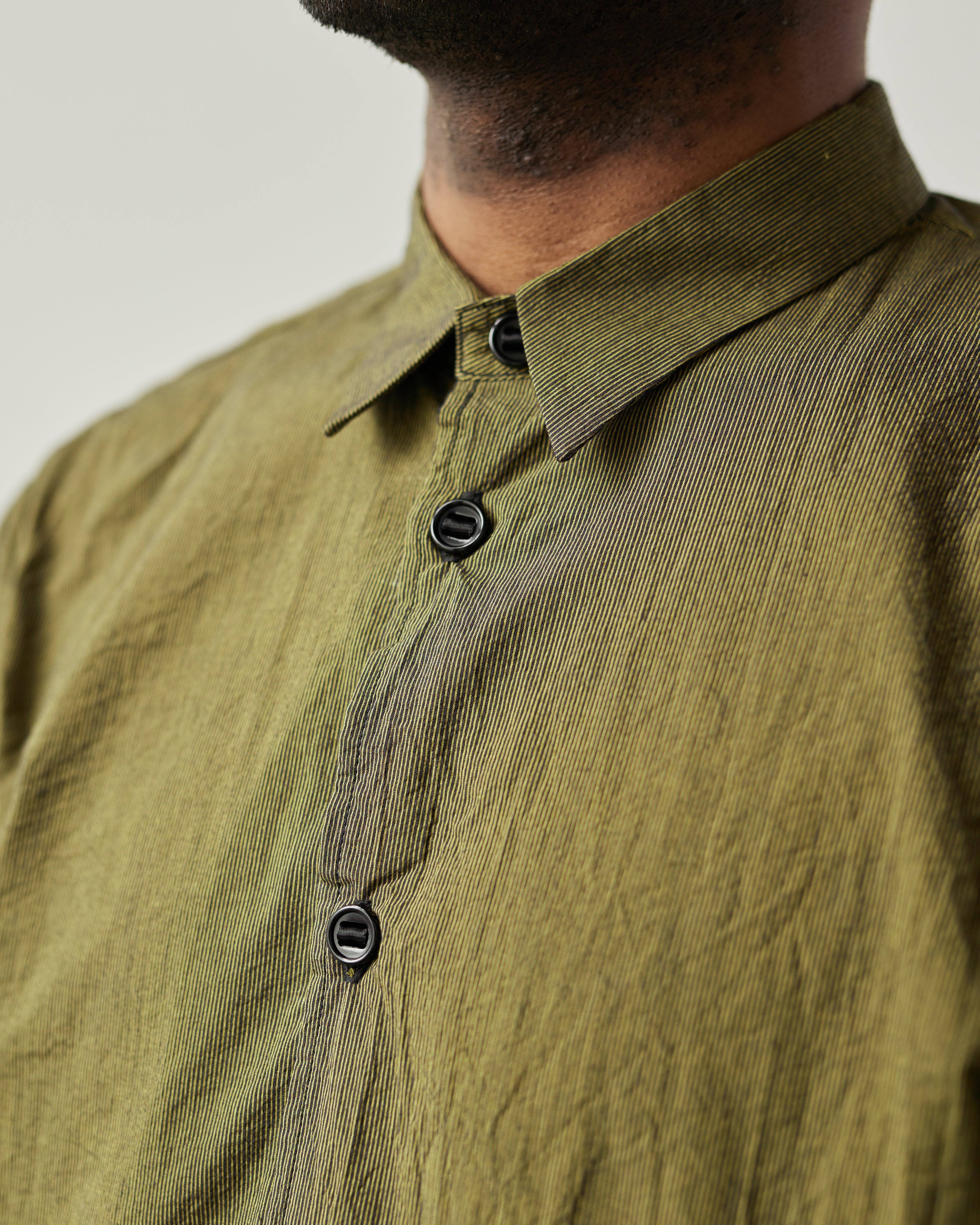 トップス MAN-TLE R12S1 REGUILAR SHIRT MAN-TLER0Shirt-1BlackWax-1.jpg
