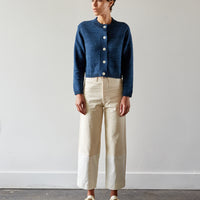 Micaela Greg Seamed Jean, CreamWhite
