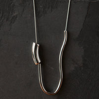 Maslo Chock A Block Necklace, Silver