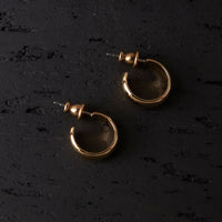 Maslo Mini Hoop Earrings, Gold