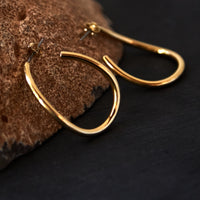 Maslo Small Agnes Earrings, Gold