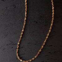 Maslo Twisted Serpentine Necklace, Gold