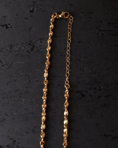 Maslo Twisted Serpentine Necklace, Gold