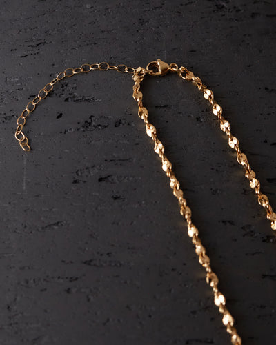 Maslo Twisted Serpentine Necklace, Gold