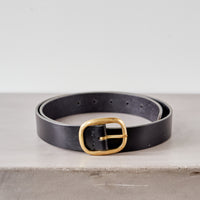 Maximum Henry Oval Belt, Black