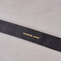 Maximum Henry Oval Belt, Black