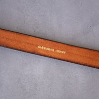 Maximum Henry Slim Oval Belt, Light Brown