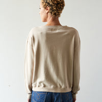 Merz b. Schwanen Cropped Sweatshirt, Feather Grey