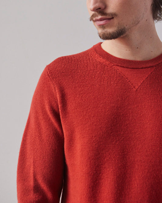 Merz b. Schwanen Ribbed Pullover, Clay