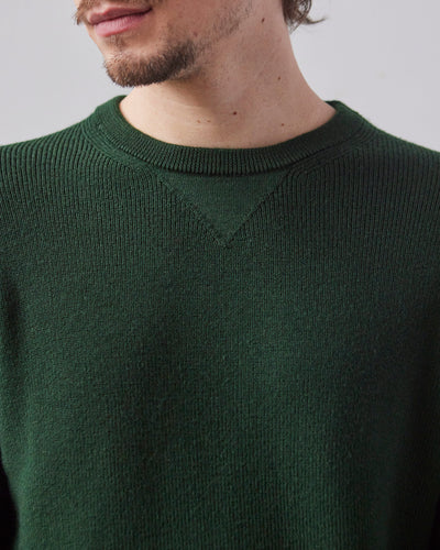 Merz b. Schwanen Ribbed Pullover, Forest