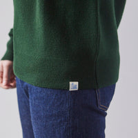 Merz b. Schwanen Ribbed Pullover, Forest