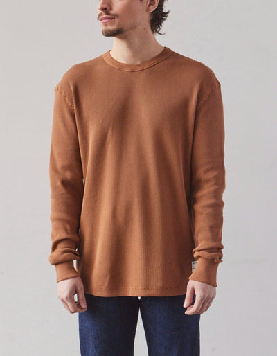 Merz b. Schwanen Waffle Structure Longsleeve, Amber