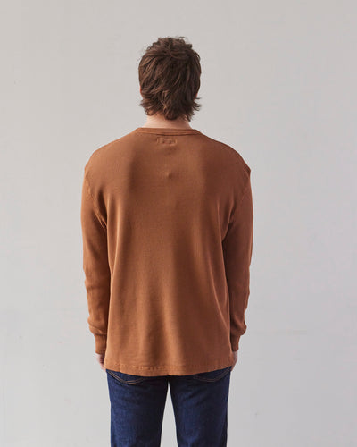 Merz b. Schwanen Waffle Structure Longsleeve, Amber