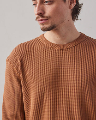 Merz b. Schwanen Waffle Structure Longsleeve, Amber