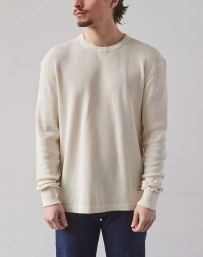 Merz b. Schwanen Waffle Structure Longsleeve, Oat