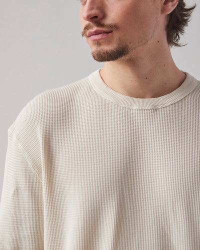 Merz b. Schwanen Waffle Structure Longsleeve, Oat