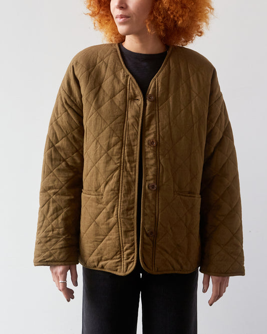 Micaela Greg Cross Quilt Jacket, Fir