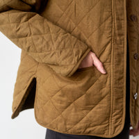 Micaela Greg Cross Quilt Jacket, Fir