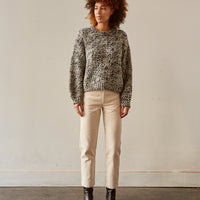 Micaela Greg Marle Sweater, Black/Cream