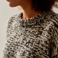 Micaela Greg Marle Sweater, Black/Cream