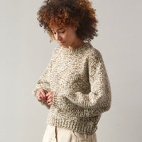 Micaela Greg Marle Sweater, Olive/Cream