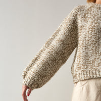 Micaela Greg Marle Sweater, Olive/Cream