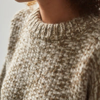Micaela Greg Marle Sweater, Olive/Cream