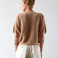 Micaela Greg Mesh Tee, Cork