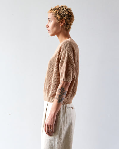 Micaela Greg Mesh Tee, Cork
