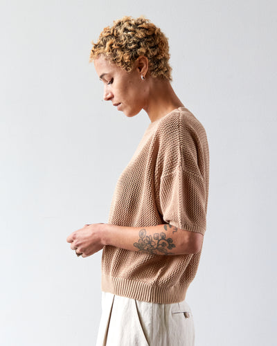 Micaela Greg Mesh Tee, Cork