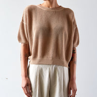 Micaela Greg Mesh Tee, Cork