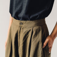 Micaela Greg Pleated Trouser, Fir