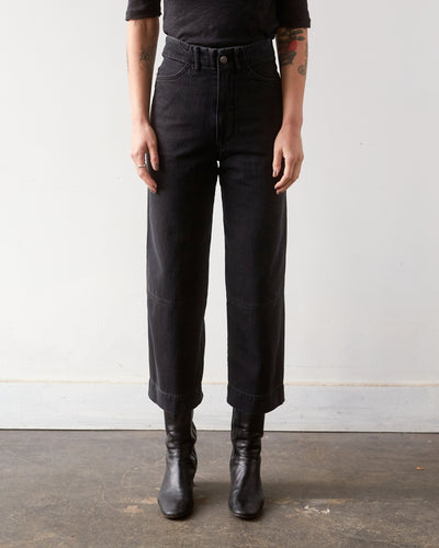 Micaela Greg Seamed Jean, Faded Black