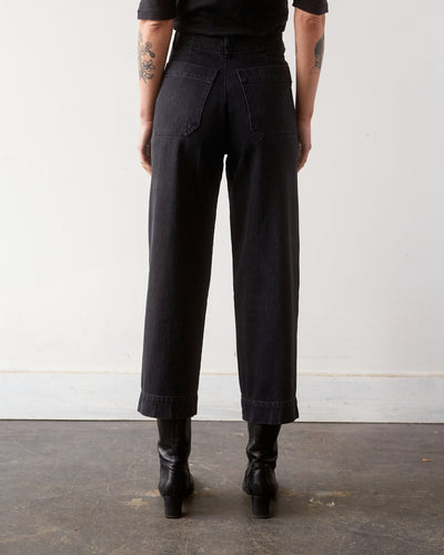 Micaela Greg Seamed Jean, Faded Black