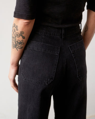 Micaela Greg Seamed Jean, Faded Black