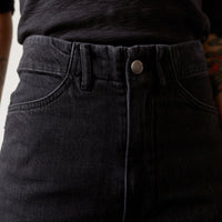 Micaela Greg Seamed Jean, Faded Black