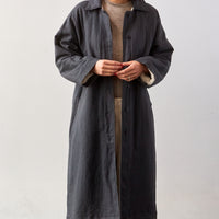 Micaela Greg Sherpa Lined Trench Coat, Charcoal