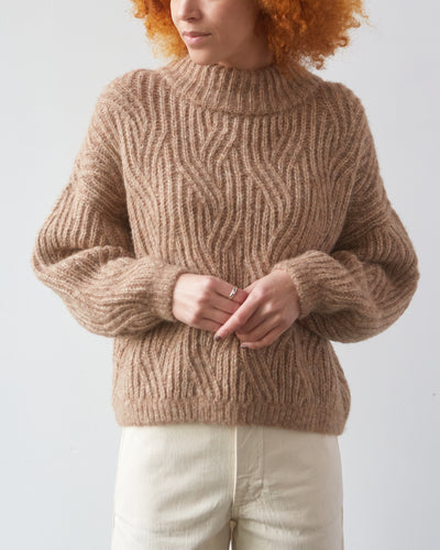 Micaela Greg Simone Sweater, Camel