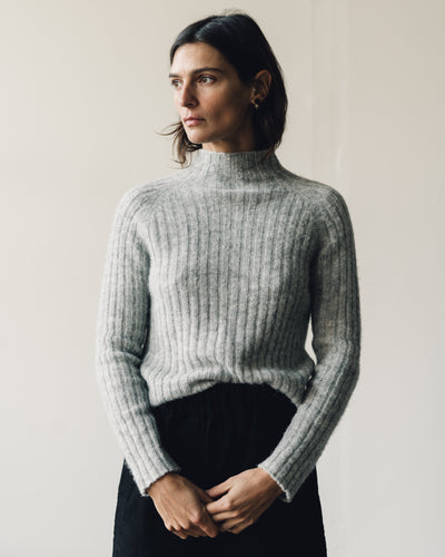 Micaela Greg Isa Rib Top, Grey