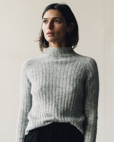 Micaela Greg Isa Rib Top, Grey