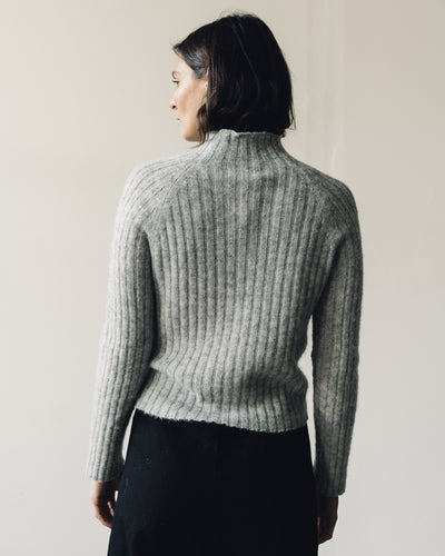Micaela Greg Isa Rib Top, Grey