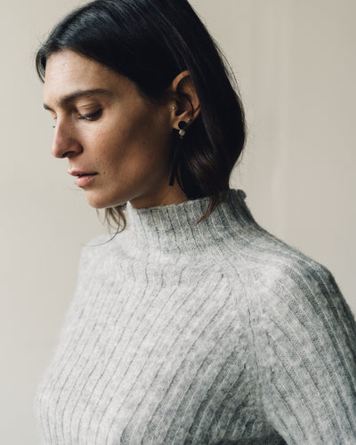 Micaela Greg Isa Rib Top, Grey