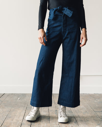 Micaela Greg Knotted Sailor Pant, Denim